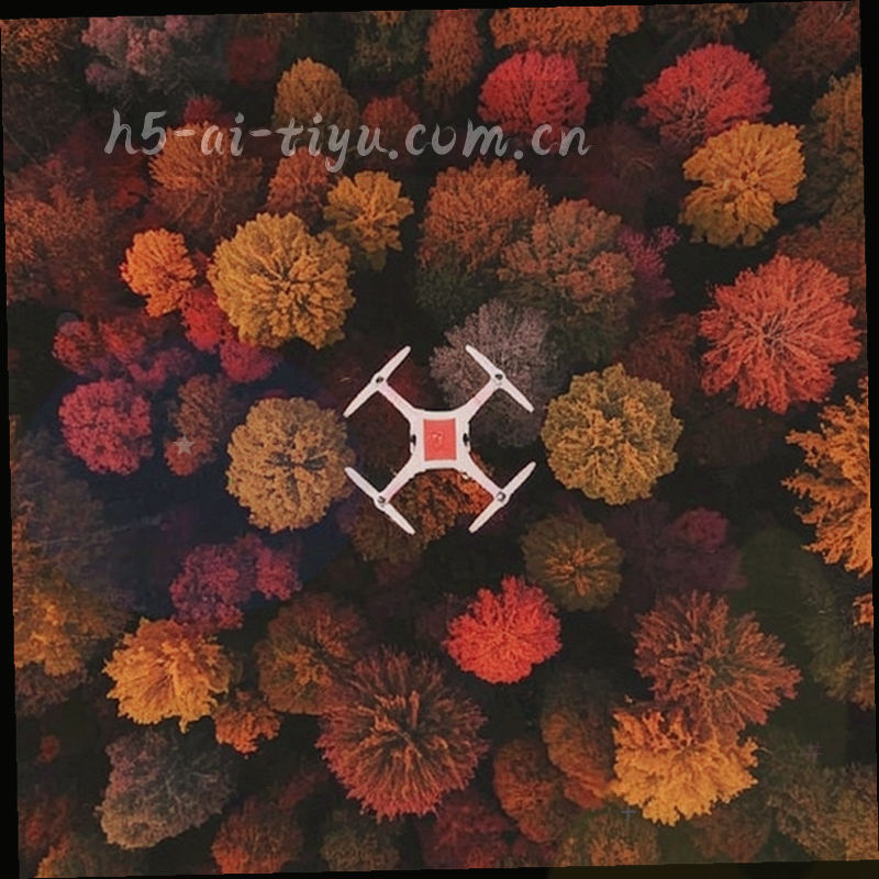 抽象时钟与运动场融合构图